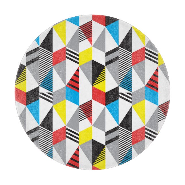 Retro Bauhaus Stil: Sömlös Abstrakt (Framsidan)