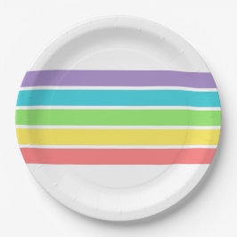 Retro be Lycklig Ansikte Pickleball Rainbow Birthd