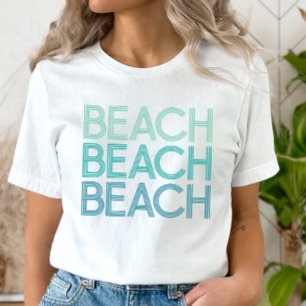 Retro Beach Älskare T Shirt