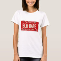 Retro Beach Babe 1969 | FL Registreringsskylt Graf