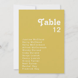 Retro Beach | BORDSNUMRET GULD