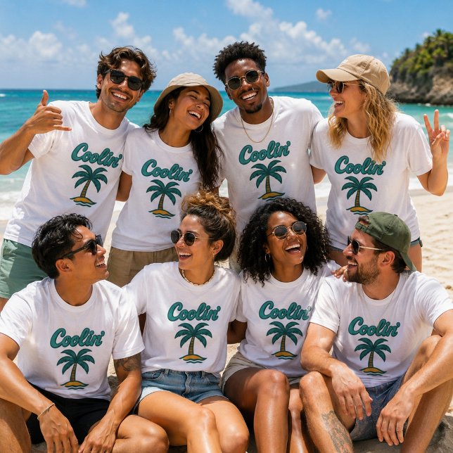 Retro Beach Vibes Coolin' T Shirt (Skapare uppladdad)