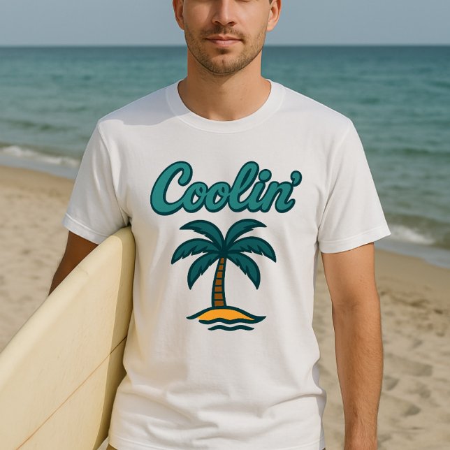 Retro Beach Vibes Coolin' T Shirt (Retro vibes t-shirt)