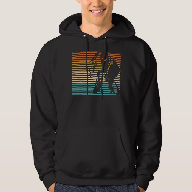 Retro Beagle 3 Hoodie (Framsida)