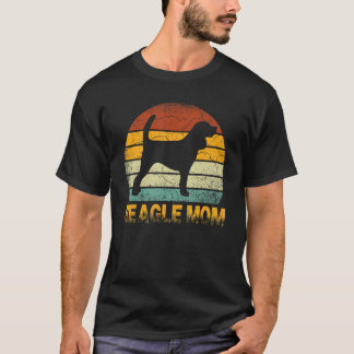 Retro Beagle Mamma Doxie Hundägare Mor Pet Mamma T Shirt