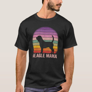 Retro Beagle Mamma Graphic Beagle T Shirt