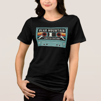 Retro Bear Mountain Ski T Shirt