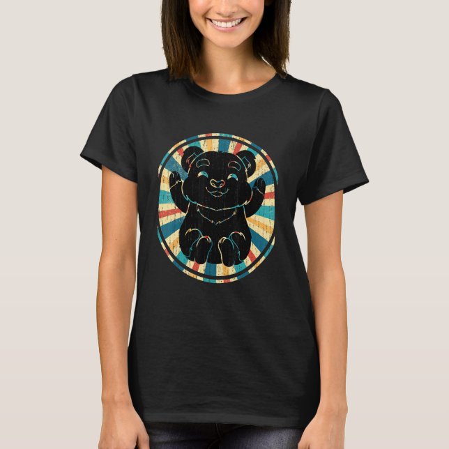 Retro Bear T Shirt (Framsida)