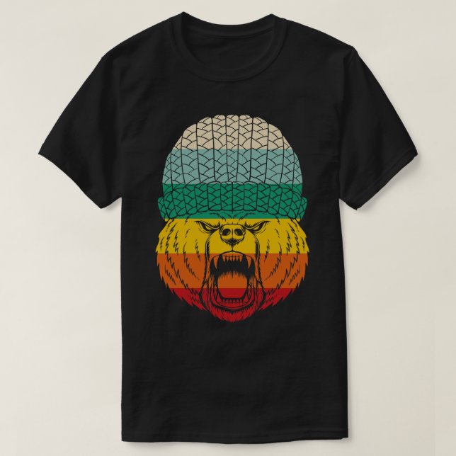 Retro Bear T Shirt (Design framsida)