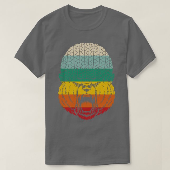 Retro Bear T Shirt (Design framsida)