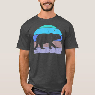 Retro Bears Vintage Bears Silhouette Cute Animal L T Shirt