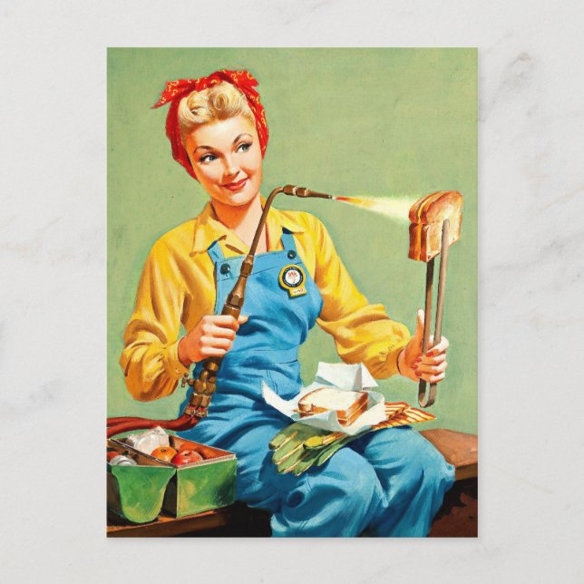 Retro Beauty 38 Vykort (Framsida)