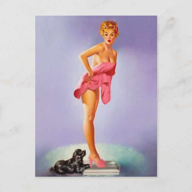 Retro Beauty 56 Vykort (Framsida)