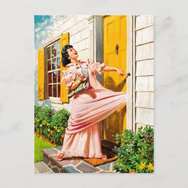 Retro Beauty 64 Vykort (Framsida)