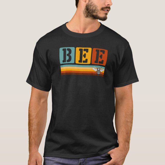 Retro Bee Bee for Biodling T Shirt (Framsida)