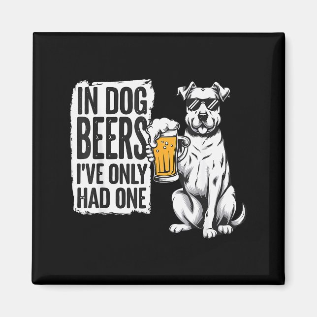 Retro Beer Pun Bar Pub Crawl Party Men - Funny Bee Magnet (Framsidan)