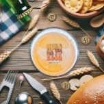 Retro Beer Taste Party Underlägg Papper Rund<br><div class="desc">Retro-öltasting party underlägg anpassadet till dina händelsespecifikationer.</div>
