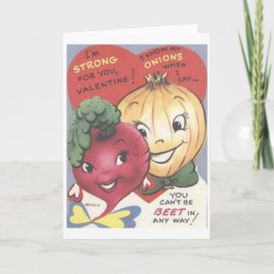 Retro Beet- och Onnittindagskort Helgkort
