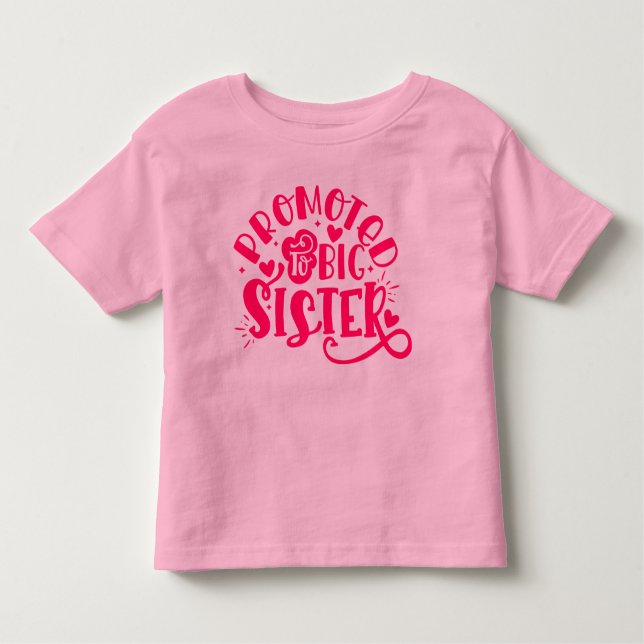 Retro befordrad till Big Sister Rosa Typography T Shirt (Framsida)