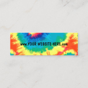 Retro befordran för TiefärgWebsite Mini Visitkort