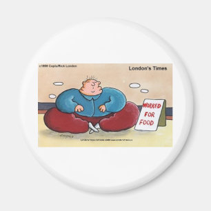 Retro Beggar Roliga Gåvor T-shirts Kort Muggar Etc Magnet