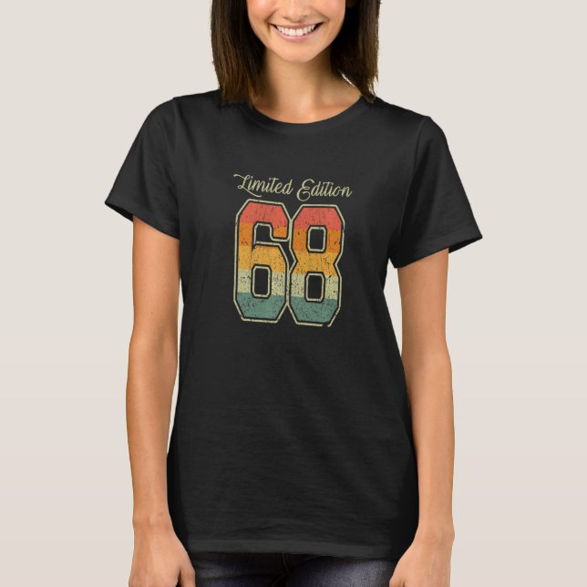 Retro Begränsad Edition 68 Vintage 1968 T Shirt (Framsida)