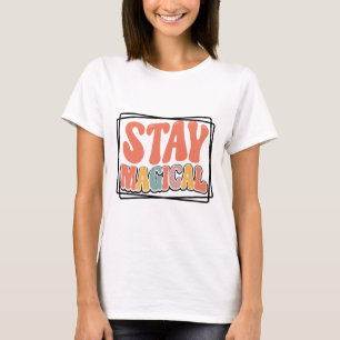 Retro Behåll magiska egenskaper T Shirt