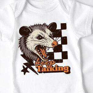 Retro Behålla Talking Feral Possum: Arg Vild Anima T Shirt
