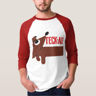 Retro belgiskt öl för öllogotyphund t shirt