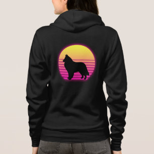 Retro Belgium Sheepdog Women's Hoodie T Shirt
