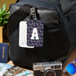 Retro Belysning Bult Monogram Bagagebricka