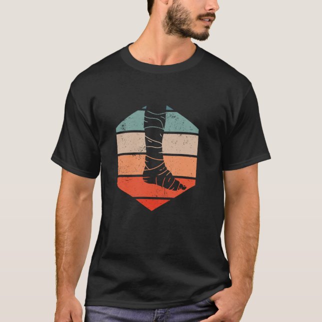 Retro Benbrott - Benbrottsskada T Shirt (Framsida)