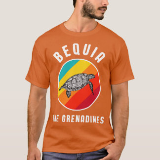 Retro Bequia Grenadines Vacation Souvenir Vint T Shirt