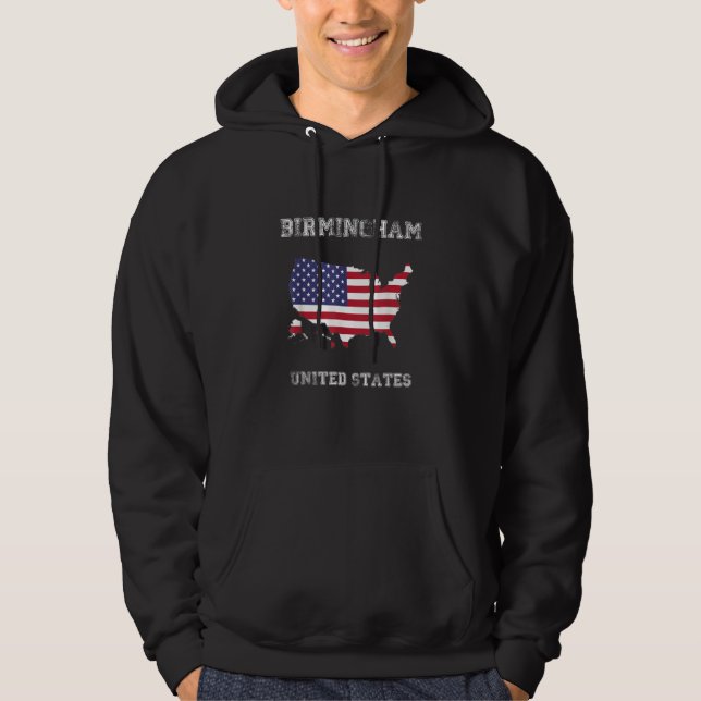 Retro Bern Switzerland Distressed Switzerland Flag Hoodie (Framsida)