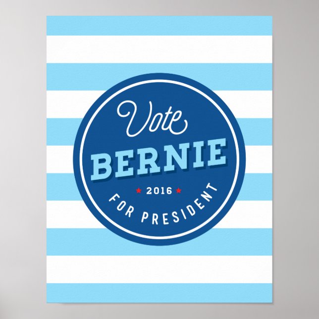 Retro Bernie Poster (Framsidan)