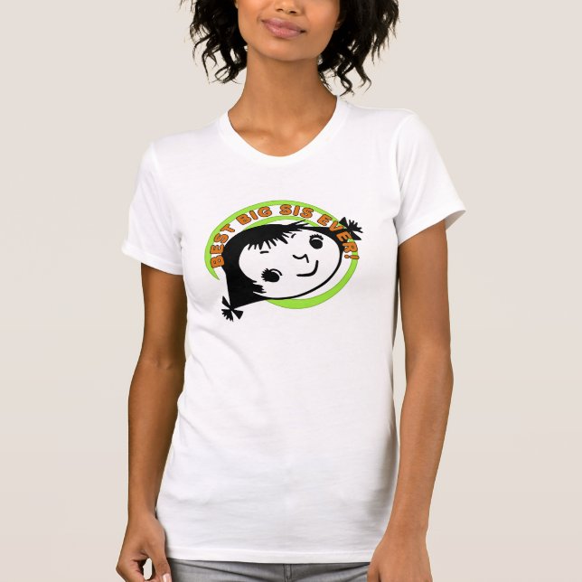 Retro Best Big Syrran någonsin T-shirt (Framsida)