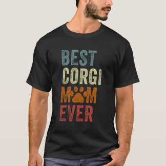 Retro Best Corgi Mamma någonsin Corgi Mamma Mors d T Shirt