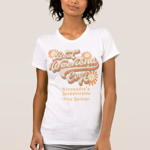 Retro Best Girl's Helg 70-tal Bachelorette T Shirt