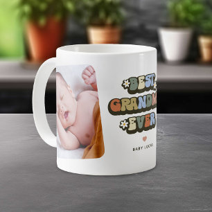 Retro Best Grandma 2 Photo Kaffemugg