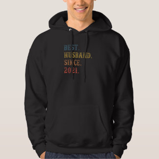 Retro Best Make sedan 2021 1:a Bröllop Anivers Hoodie