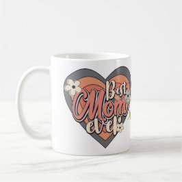 Retro Best Mamma, någonsin vackra Kids Namn Dedica Kaffemugg