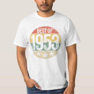 Retro Best of 1953 Birthday T Shirt
