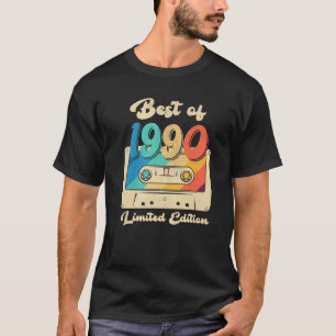 Retro Best of 1990 Cassette Tape 32th Birthday Dec T Shirt