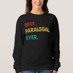 Retro Best Paralegal någonsin T Shirt