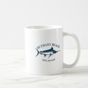 Retro Bethany Beach Delaware Vintage Fishing Boati Kaffemugg