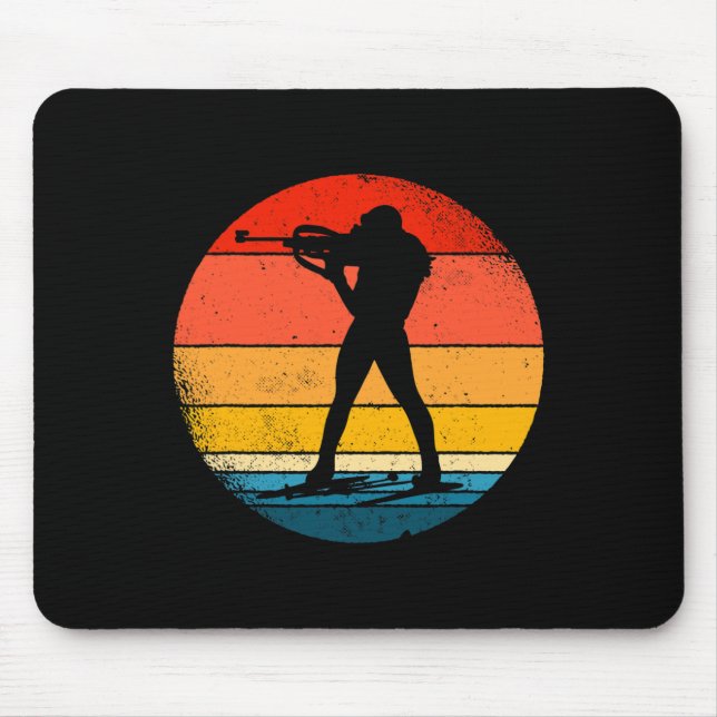 Retro Biathlon Design Kor-land Skiing Biathle Musmatta (Framsidan)
