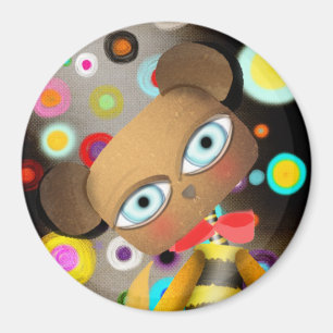 Retro Bibi Björn Magnet
