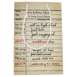 Retro Bibliotek-kort 50-årsdag