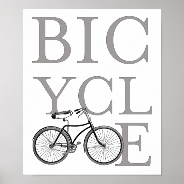 Retro Bicycle poster (Framsidan)
