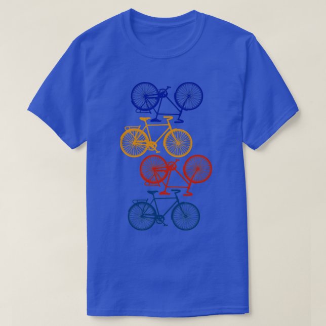 Retro Bicycle T Shirt (Design framsida)